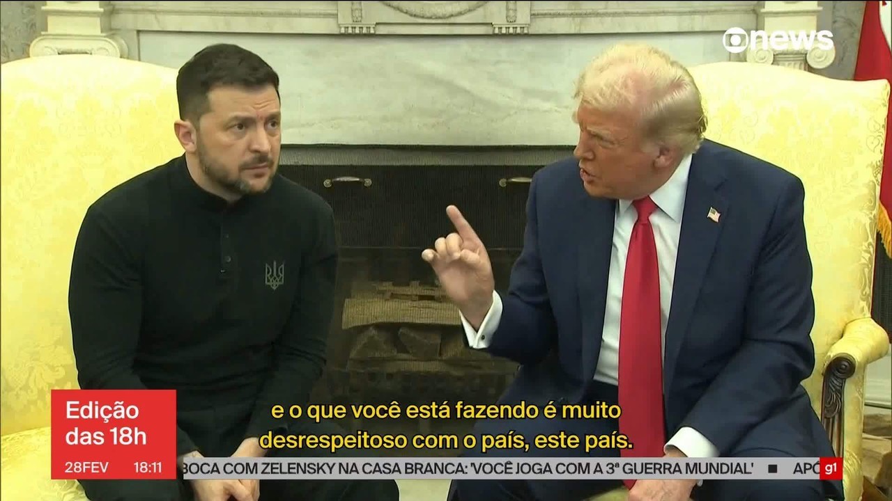 Trump critica Zelensky por dizer que fim da guerra entre Ucrânia e Rússia está 'muito, muito distante'