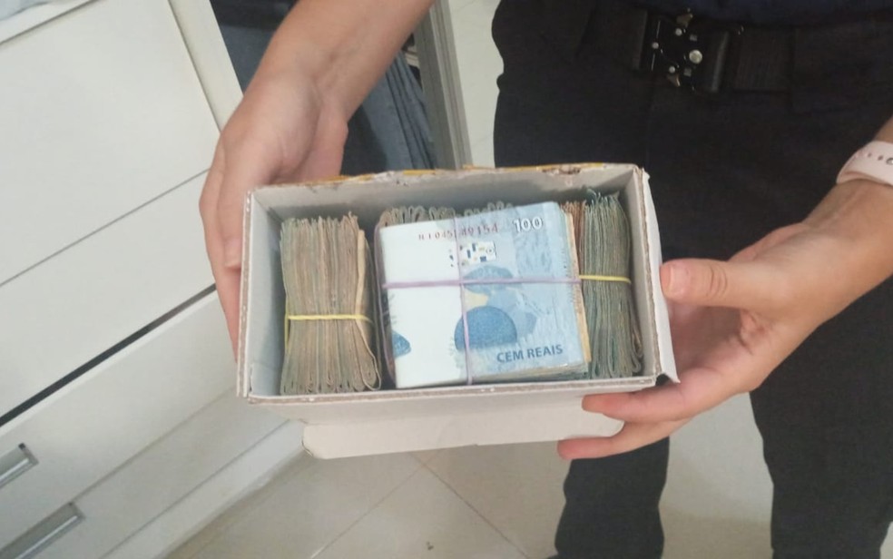 Operação da Polícia Federal aprendeu mais de R$ 119 mil — Foto: Divulgação/Polícia Federal