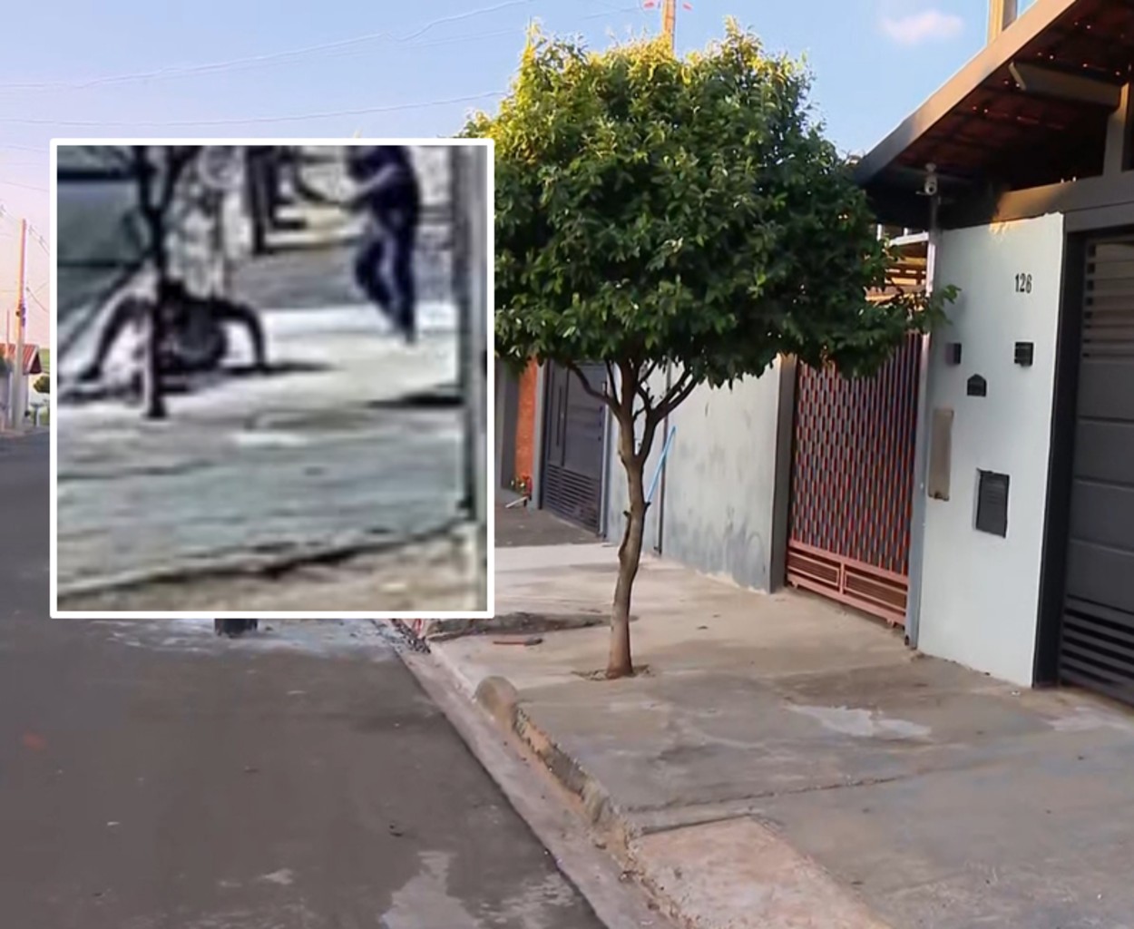 Suspeito de matar vizinho com 34 golpes de facão é preso; VÍDEO mostra momento antes do crime