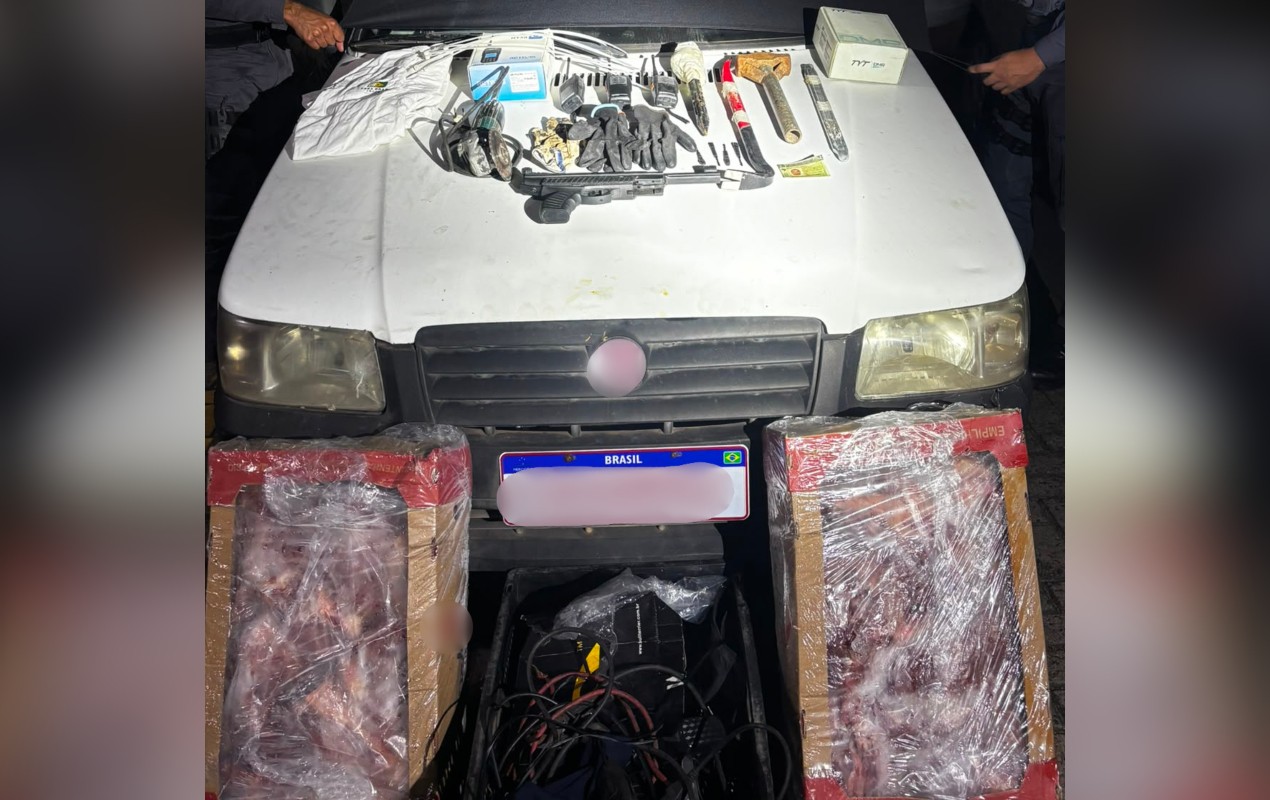 PM recupera parte da carne roubada de câmara fria em Jundiaí; um dos suspeitos foi preso
