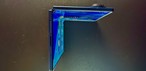 Samsung Galaxy Z Fold7 semiaberto visto de cima