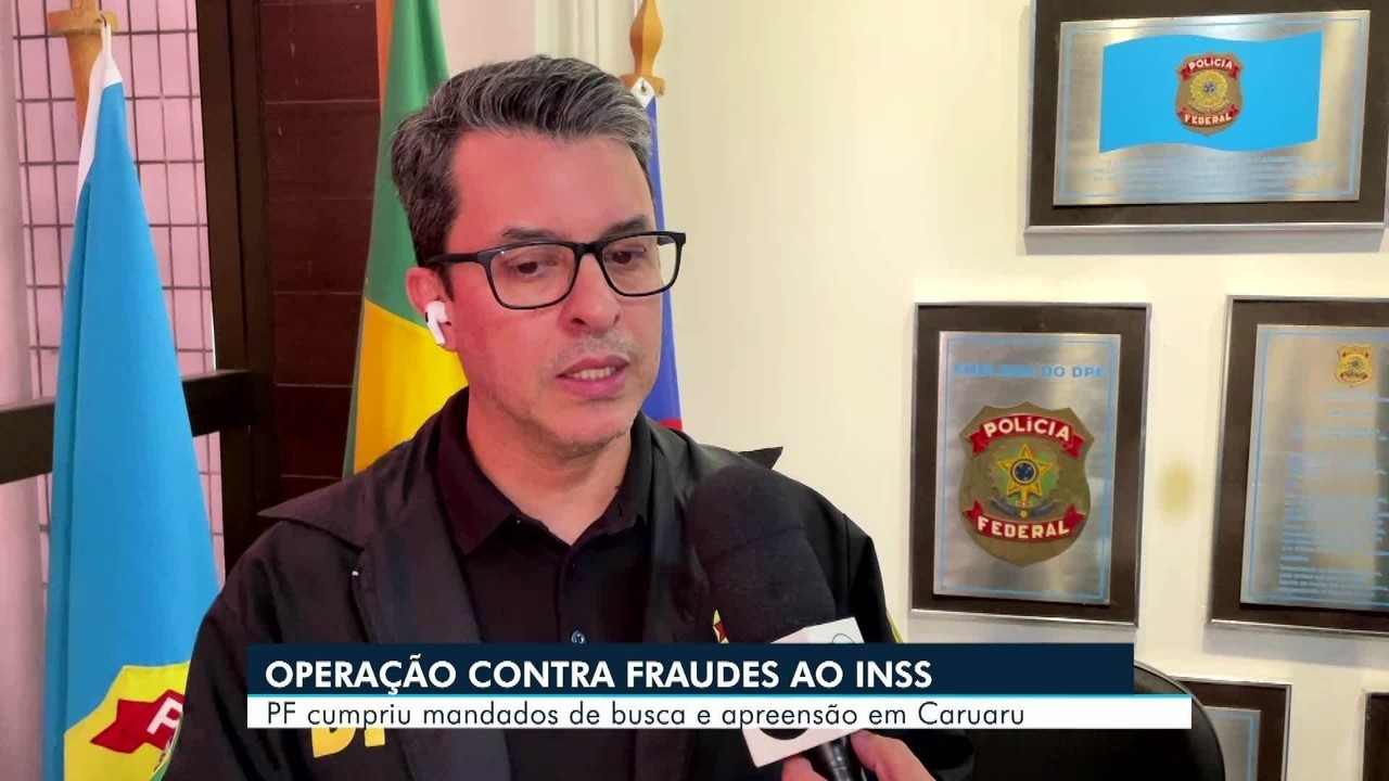 Mãe e filho atuavam em golpes contra beneficiários do INSS em Caruaru, diz delegado da PF 