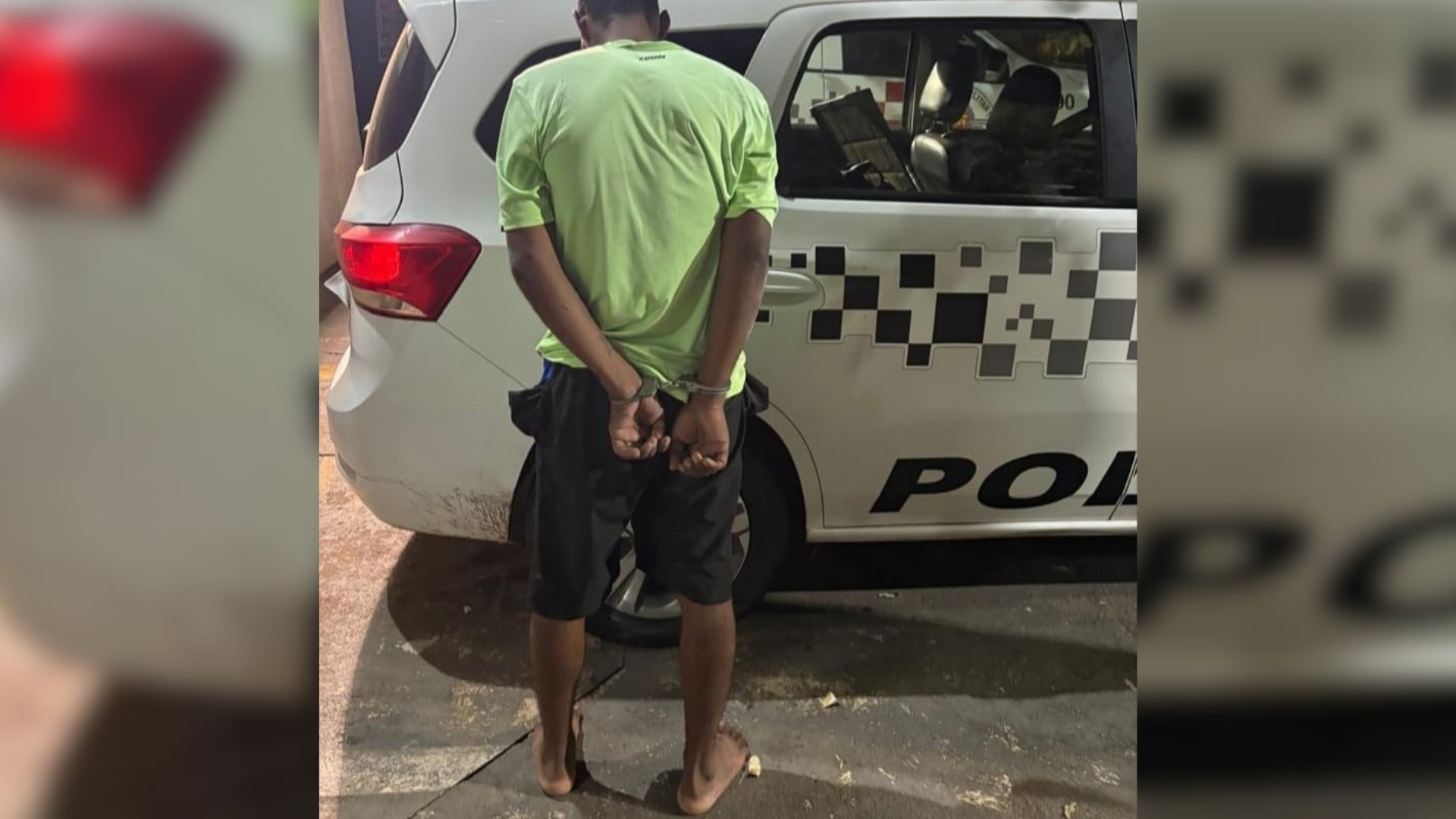 Suspeito de matar homem com golpes de picareta na cabeça é preso após tentar se esconder dentro de tambor 