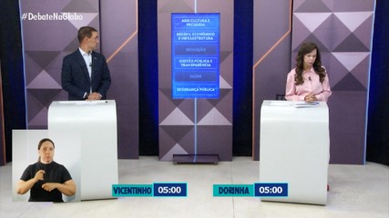 Quarto bloco do debate do segundo turno entre candidatos ao governo do Tocantins