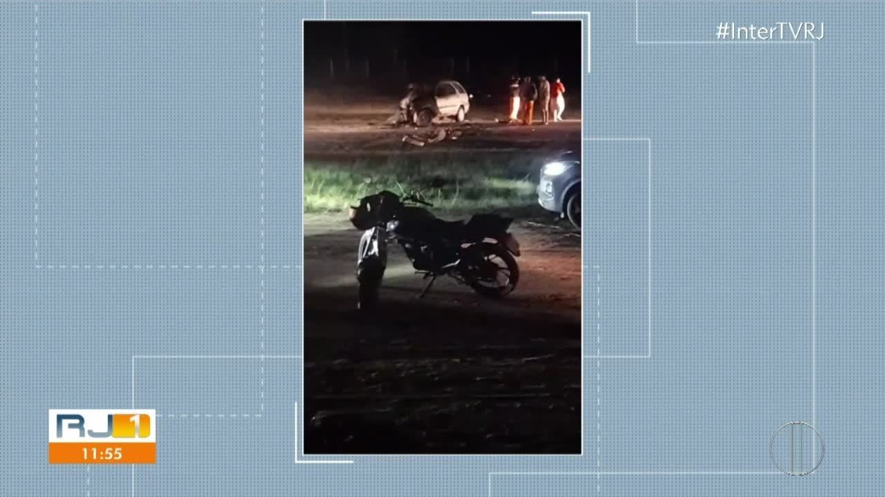 Cinco pessoas ficaram feridas em acidente na BR-101, em Campos