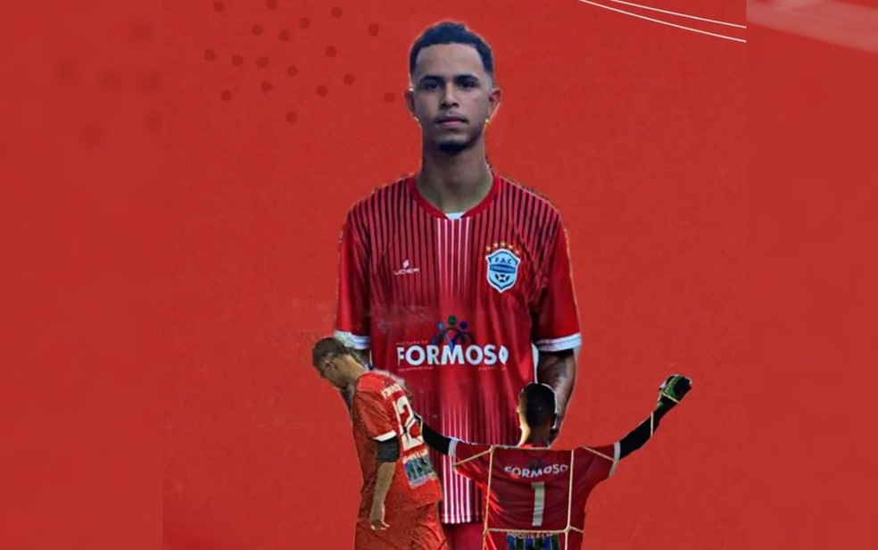 Jogador de futebol Anderson Silva Santana, de 17 anos, morreu em um acidente em uma rodovia de Goiás — Foto: Reprodução/Redes Sociais