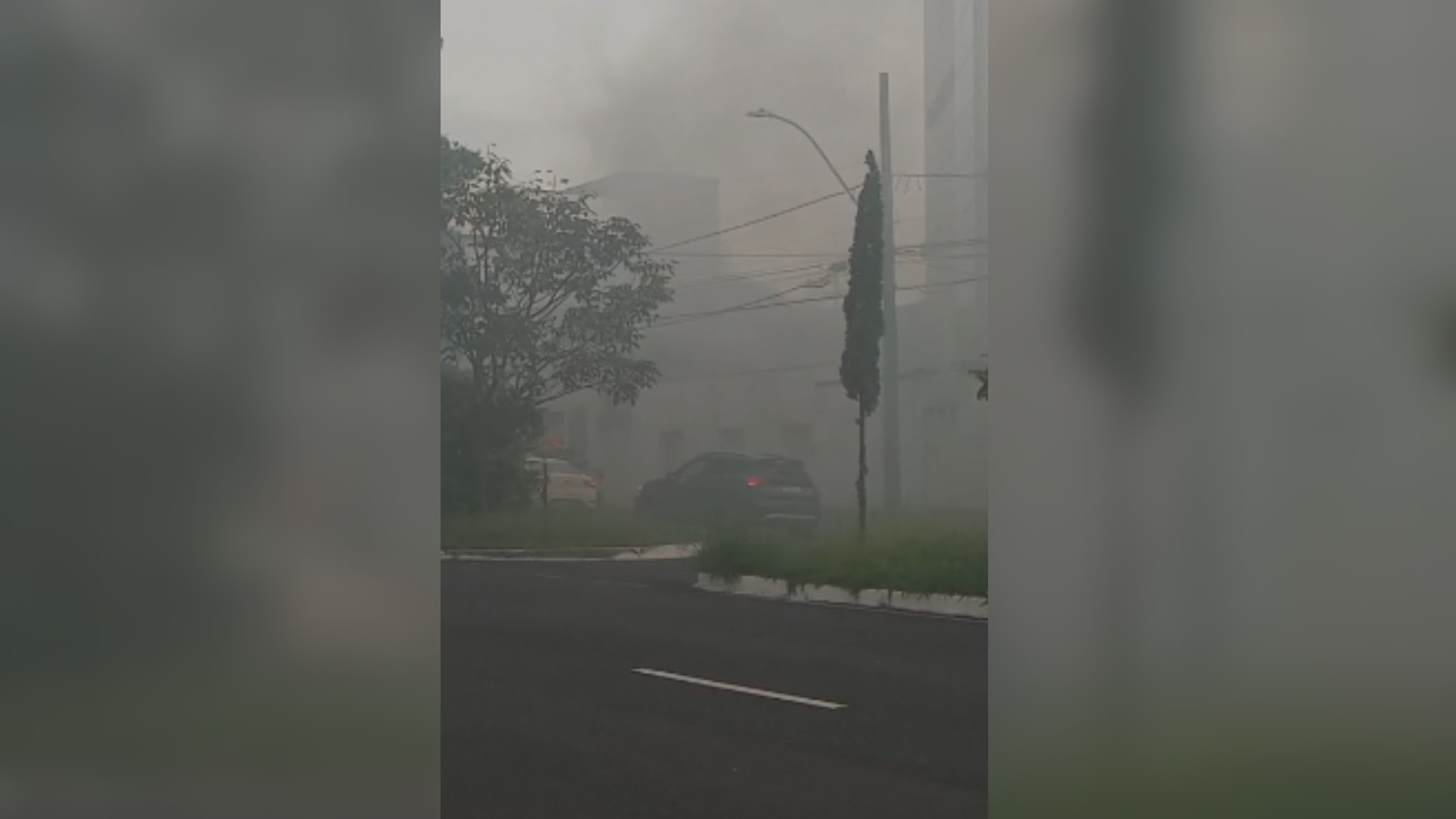 Hospital particular é evacuado após princípio de incêndio no bairro Martins, em Uberlândia