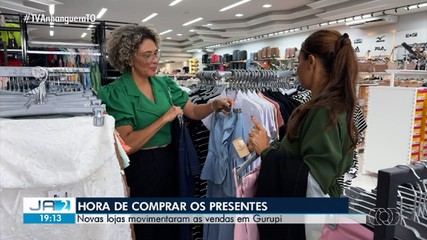 Novas lojas em Gurupi movimentam as compras durante a véspera do Natal