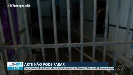 Trabalhadores do setor cultural reclamam de obra atrasada no Espaço Cultural em Palmas