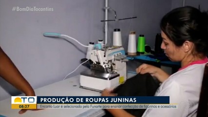 Junina é selecionada para realizar oficinas de confecção de figurinos