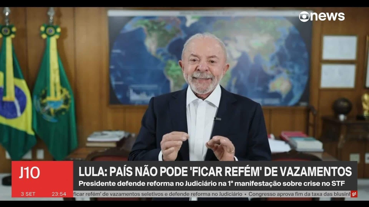 Crise 'Master no STF': Lula volta a defender reforma do Poder Judiciário