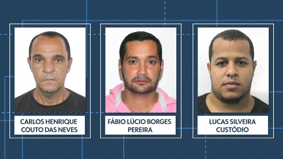 Presos na operação contra fraudes nas Casas Bahia — Foto: Reprodução/TV Globo