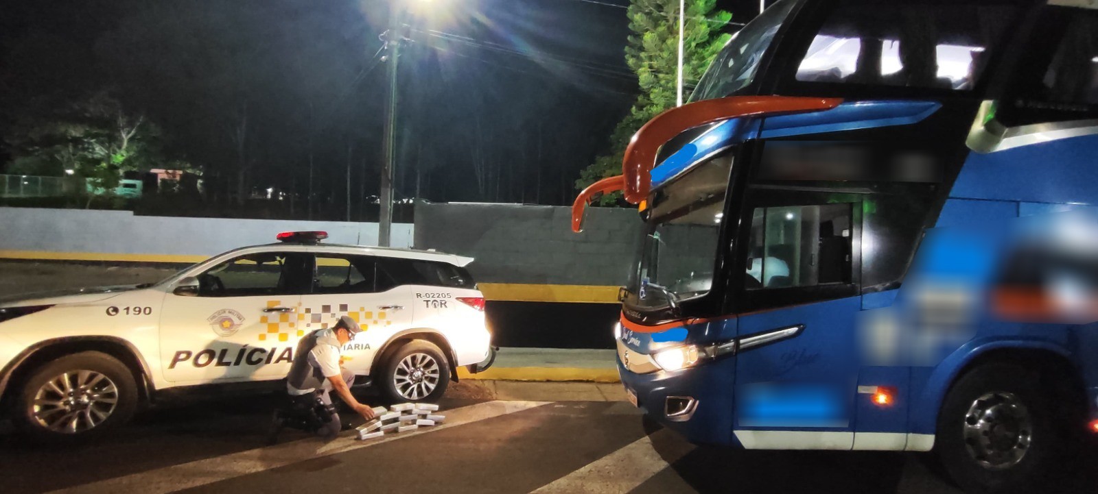 Dupla de bolivianos é presa com 13kg de cocaína na Rodovia Raposo Tavares, em Presidente Prudente 