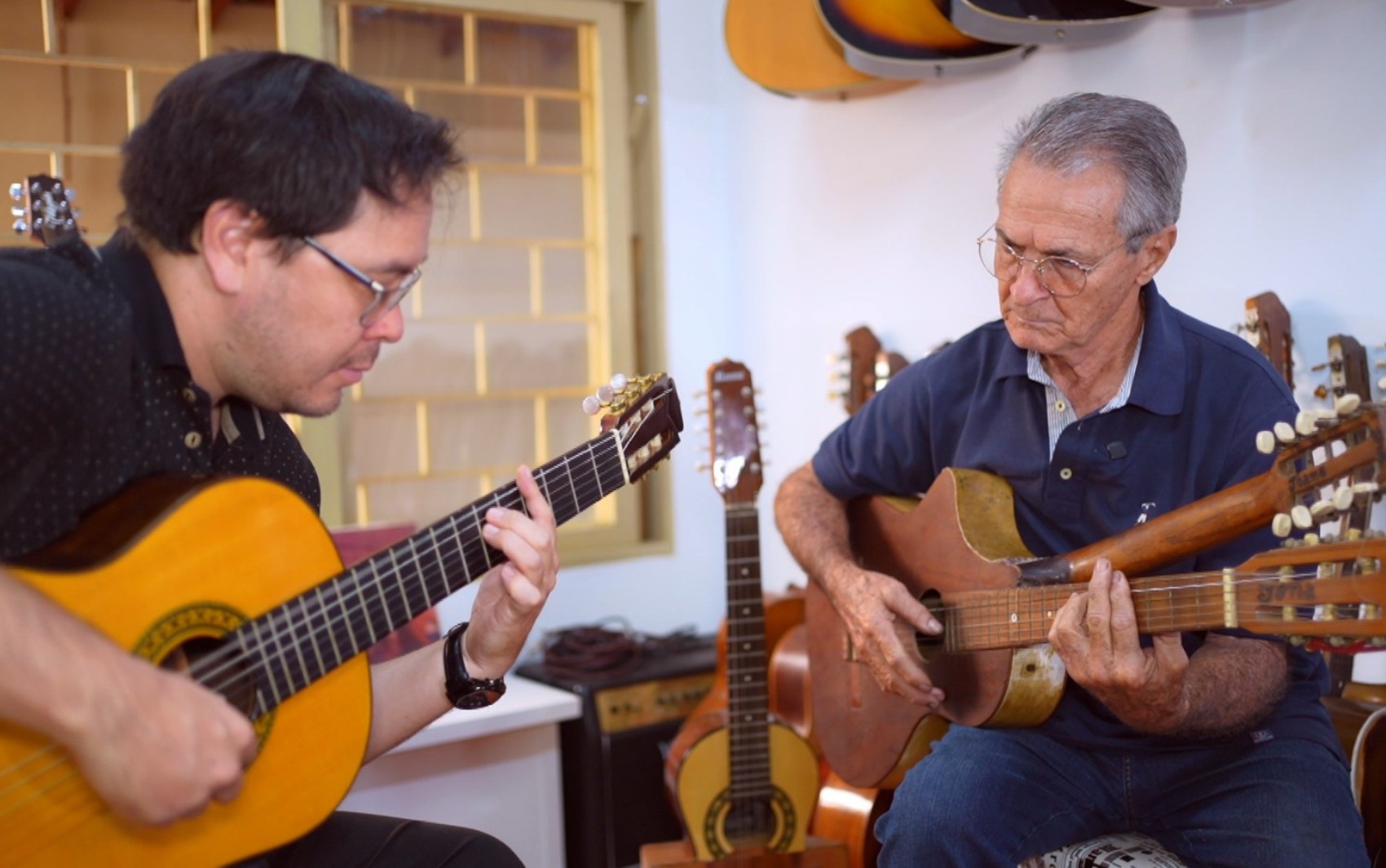 Dos trilhos a lutheria: seu França e seu Berto fazem parte da história de Ribeirão Preto, SP