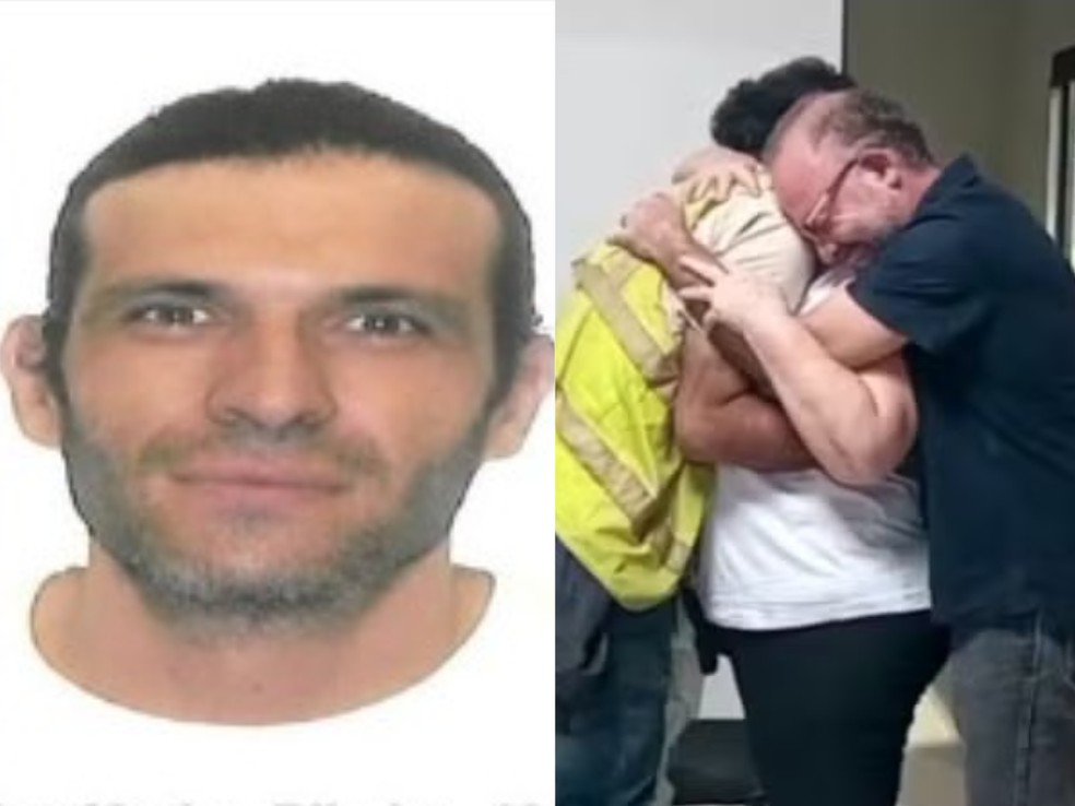 Felipe Morina Ribeiro, o professor universitário encontrado pela Polícia Militar Rodoviária de Araraquara (SP)  após mais de cinco anos desaparecido, decidiu continuar vivendo na rua — Foto: Redes Sociais e Polícia Rodoviária/Divulgação