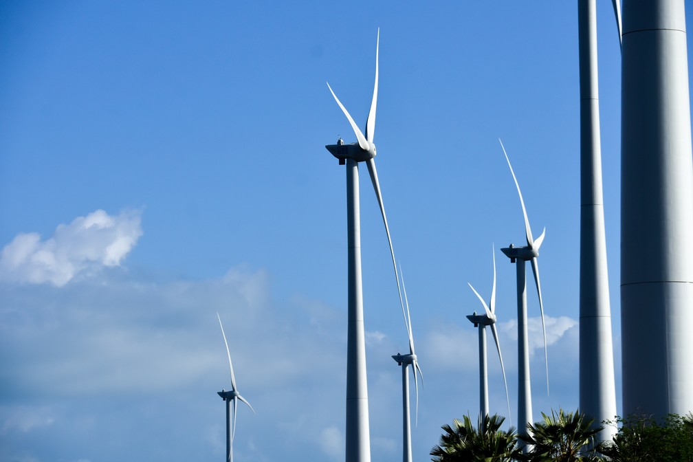 torres de energia eólica Parque Eólico Rio do Fogo Rio Grande do