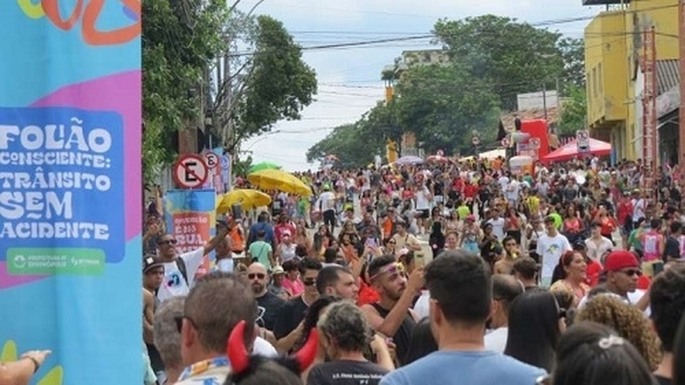 Pré-Carnaval em Divinópolis no ano de 2023 — Foto: Prefeitura de Divinópolis/Divulgação