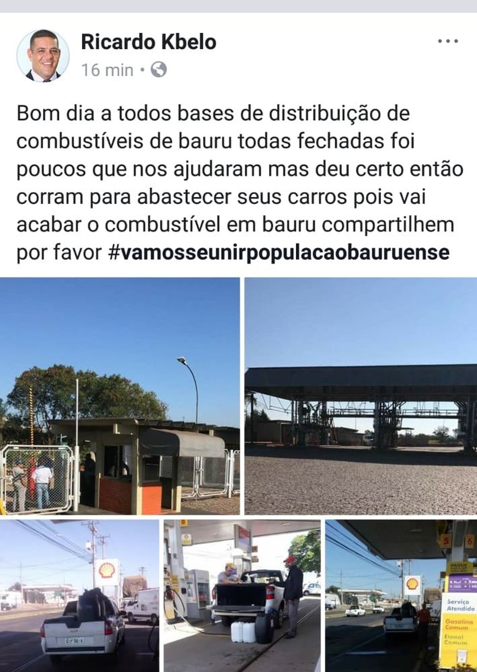 COMBUSTÍVEL BOM E BARATO EM BAURU