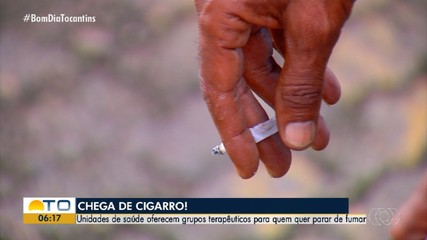 Unidades de saúde oferecem grupos terapêuticos para quem deseja parar de fumar