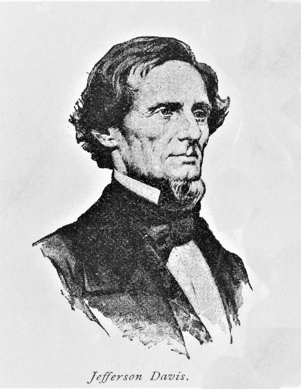 A Seção 3 da 14ª Emenda foi aplicada contra o presidente dos Estados Confederados Jefferson Davis — Foto: Domínio Público/Getty Images