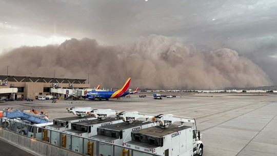 Tempestade de areia nos EUA