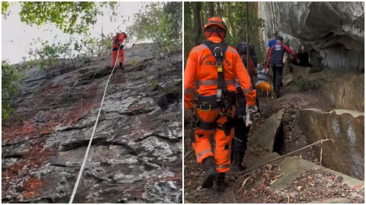 Corpo de professor desaparecido é encontrado em penhasco, em Tianguá (CE)