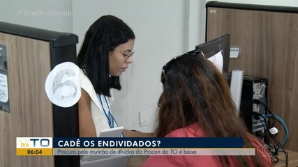 Mutirão de renegociação do Procon Tocantins tem baixa procura