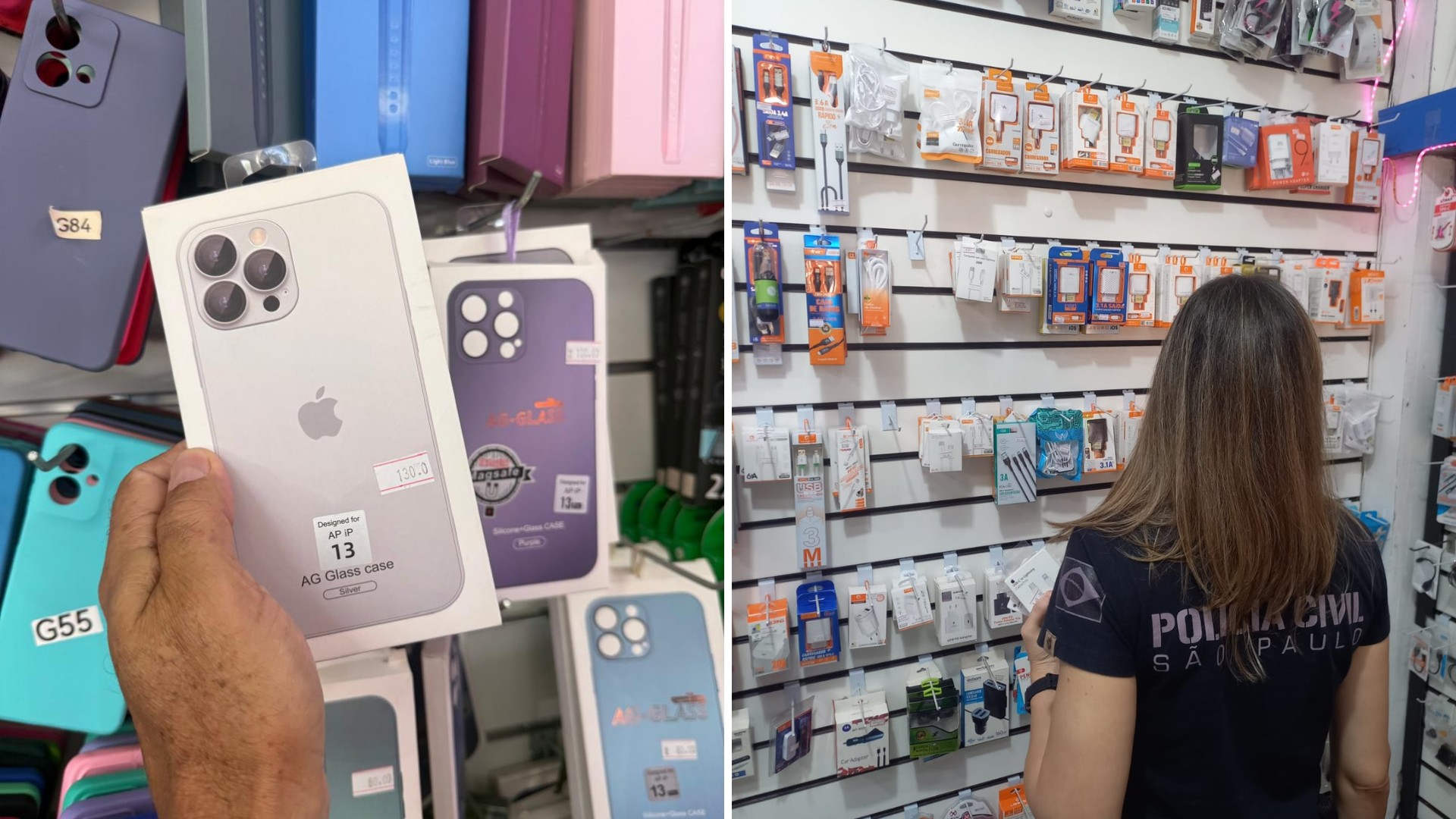 Polícia faz operação para combater venda de produtos suspeitos de contrabando em comércios de Rio Preto