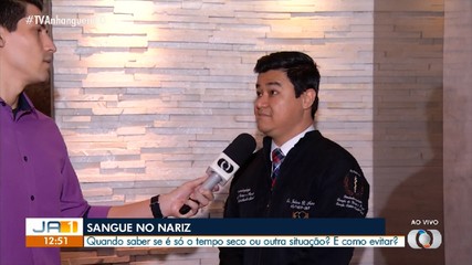 Especialista explica a relação entre tempo seco e o sangramento nasal