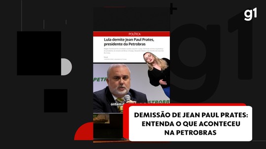 Petrobras perde R$ 34 bilhões em valor de mercado em um dia após demissão de Prates - Programa: G1 Economia 