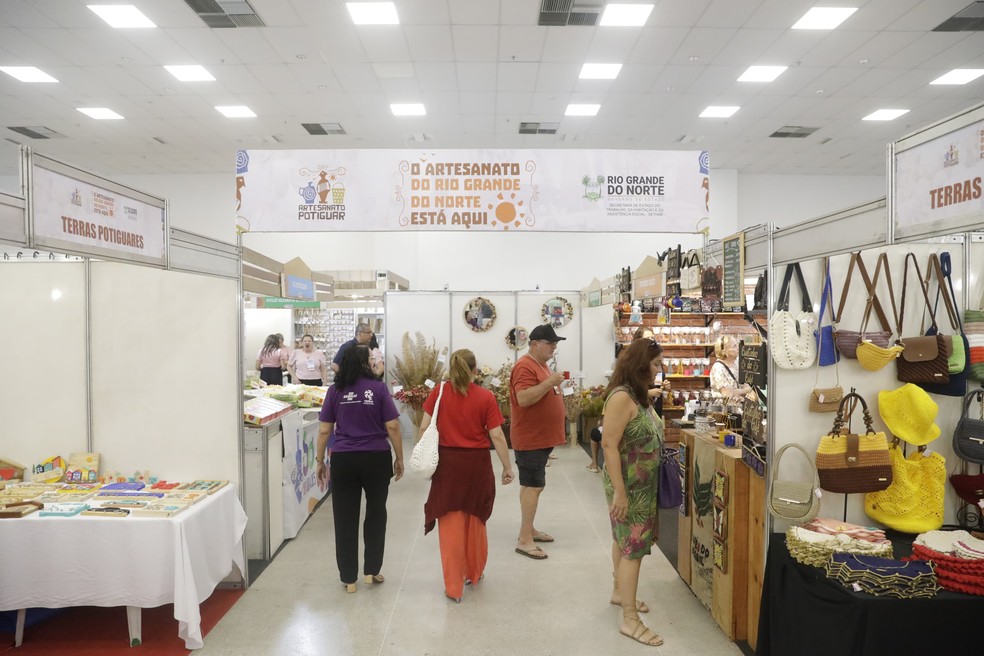 29ª edição da Feira Internacional de Artesanato (Fiart), em Natal — Foto: Raiane Miranda/ARQUIVO