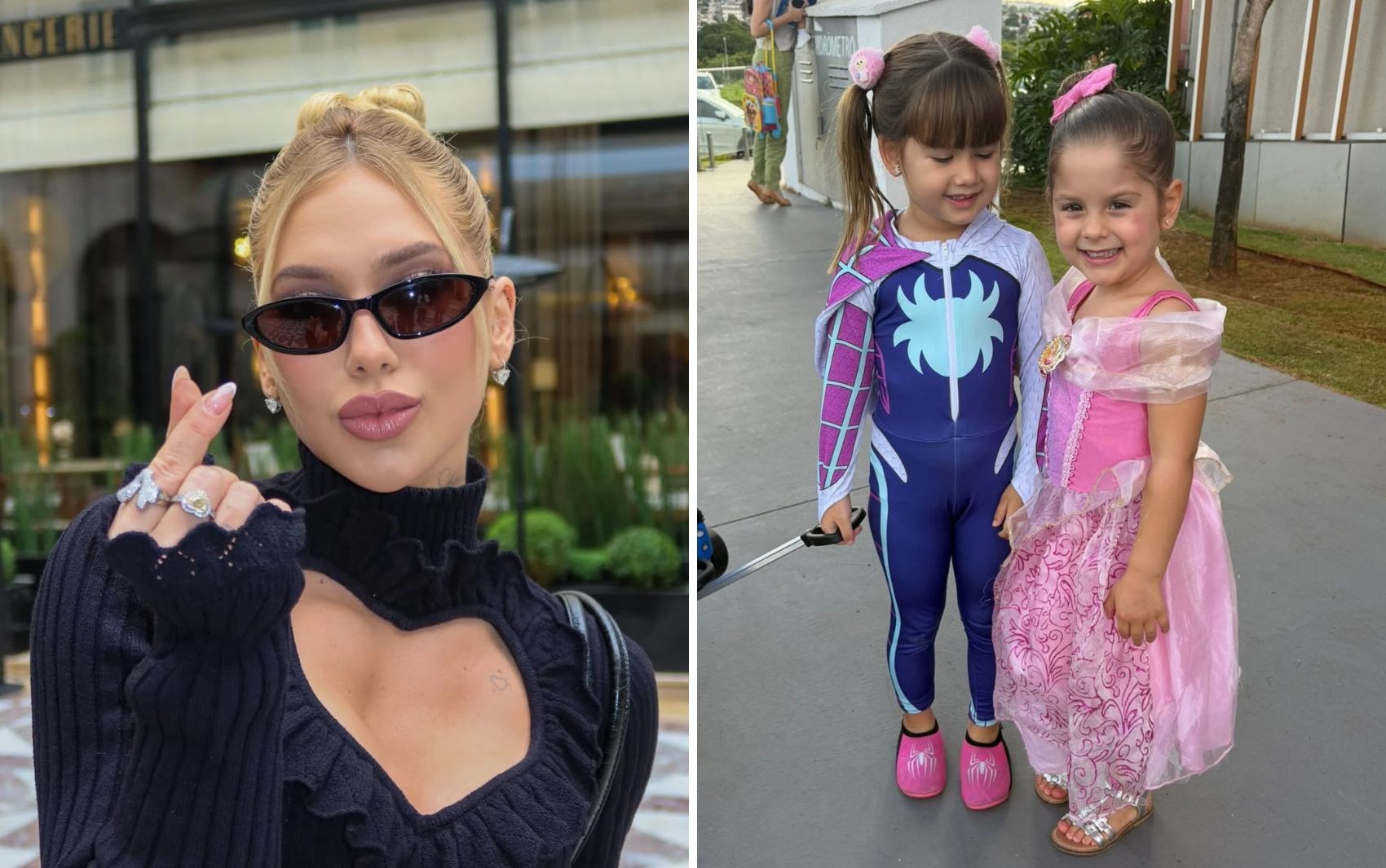 Virginia deseja Feliz Dia da Mulher especial para as filhas e a mãe