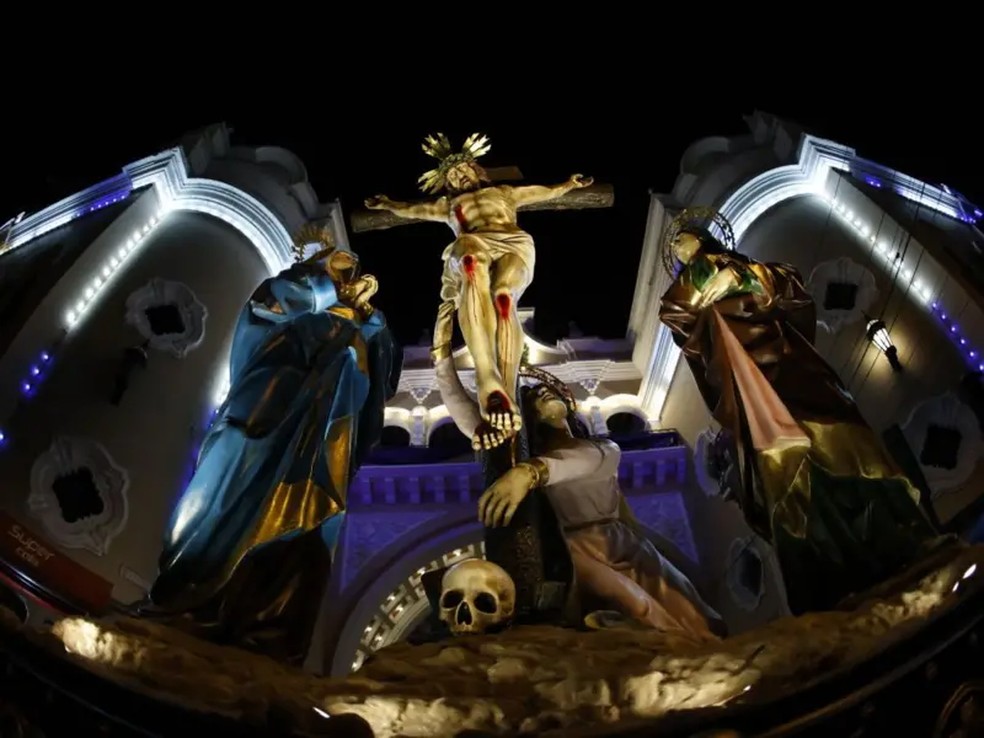 A partir da Idade Mdia, as imagens de Cristo crucificado se tornaram cada vez mais sangrentas  Foto: Getty Images