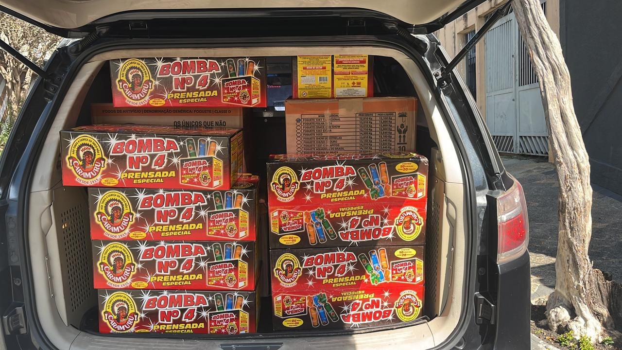 Armazenamento ilegal de fogos de artifício mobiliza grupo de elite da polícia em Sorocaba