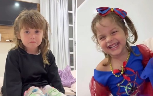 Filha de Virginia e Zé Felipe, Maria Alice diz que quer ser engraçada como  a irmã, e Maria Flor responde: 'Não sou engraçada, sou feliz' | Goiás | G1