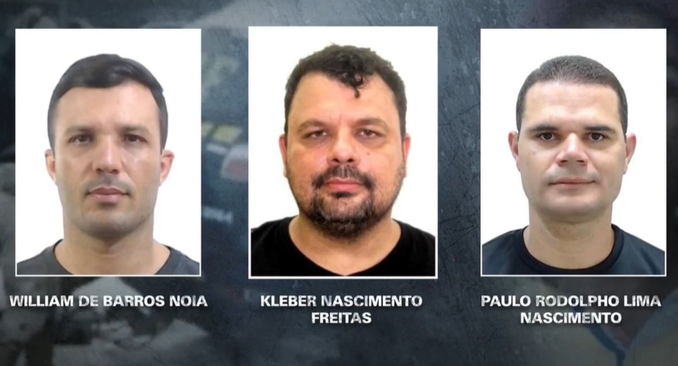 Acusados de matar Genivaldo Santos  — Foto: Reprodução/TV Globo 