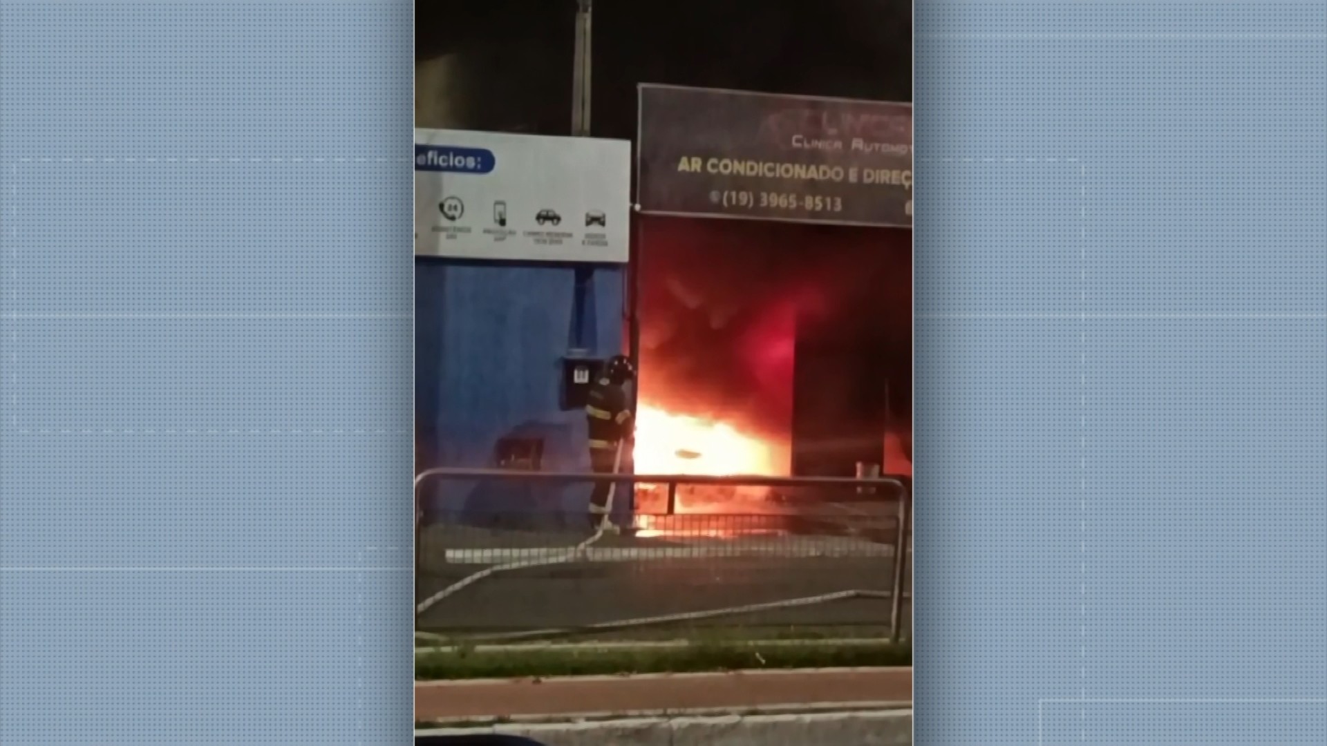 Dono de oficina destruída por incêndio em Hortolândia diz que imóvel não tinha seguro
