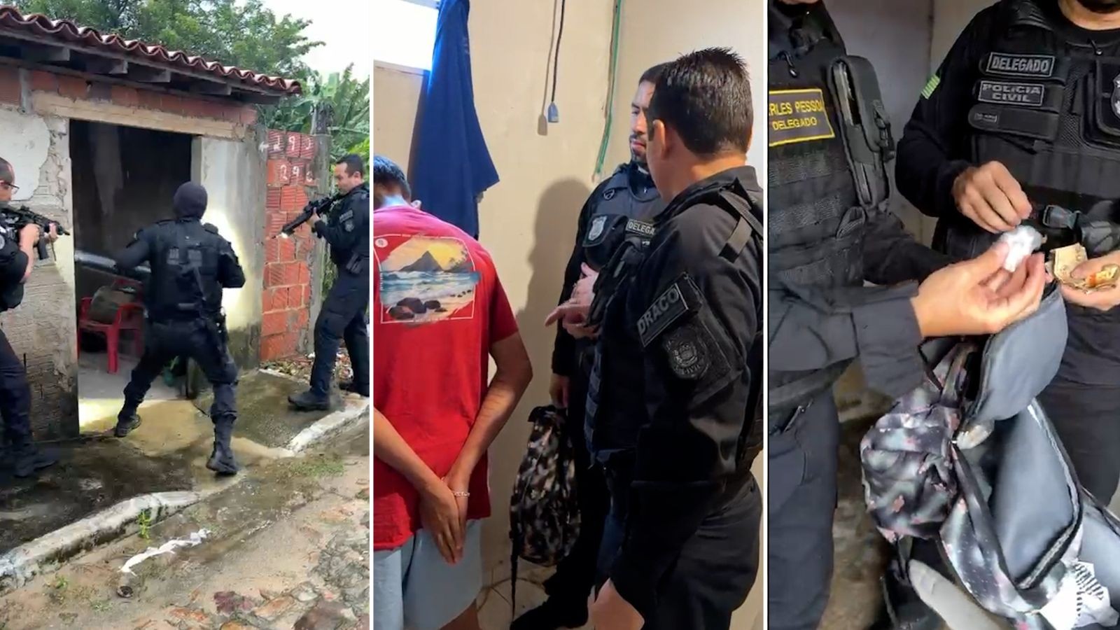 Sete suspeitos de tráfico são presos em Parnaíba após articularem crimes por mensagens na internet