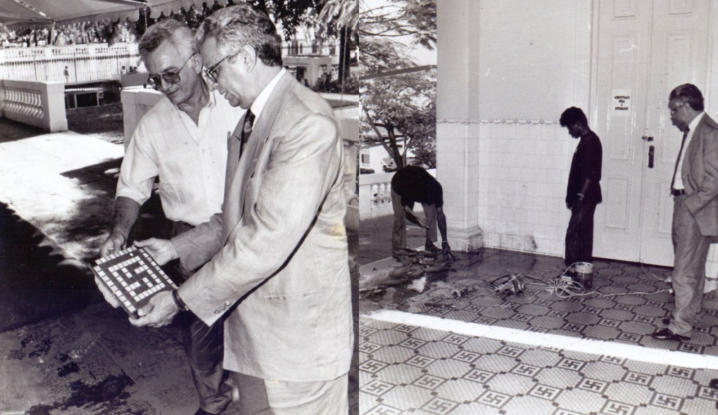 Piso com suástica do Palácio da Redenção é exibido no Museu de João Pessoa: 'surgiu a necessidade de expor'