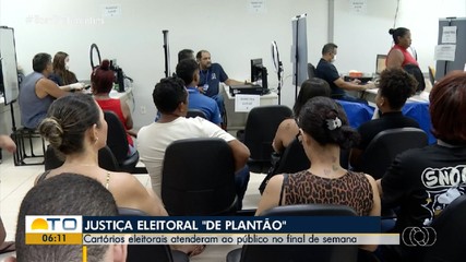 Cartórios do Tocantins funcionaram ao longo do fim de semana