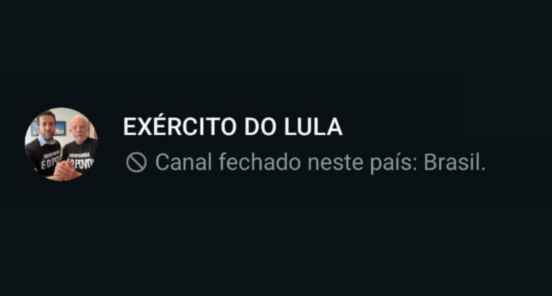 Após decisão de Nunes Marques, canal 'Exército de Lula' sai do ar e poderá ser retomado após 48 horas