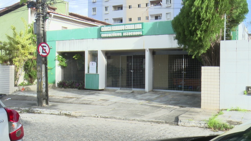 Consultório do pediatra Fernando Cunha Lima, em João Pessoa — Foto: TV Cabo Branco/Reprodução