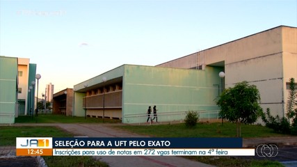 Seleção da UFT oferta 272 vagas por meio de notas do Exato