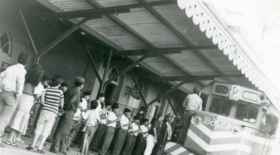 Estação Saudade de Ponta Grossa — Foto: Acervo do Museu Cenas de Ponta Grossa