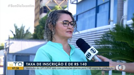 Inscrições do vestibular da UFT e UNFT estão abertas