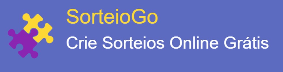 Site do 'SorteioGo' � uma das poucas op��es que n�o pedem cadastro do usu�rio � Foto: Reprodu��o