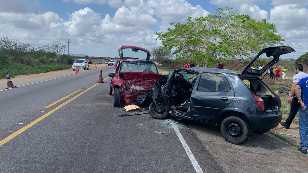 Acidente aconteceu na BR-226, em Bom Jesus — Foto: Cedida
