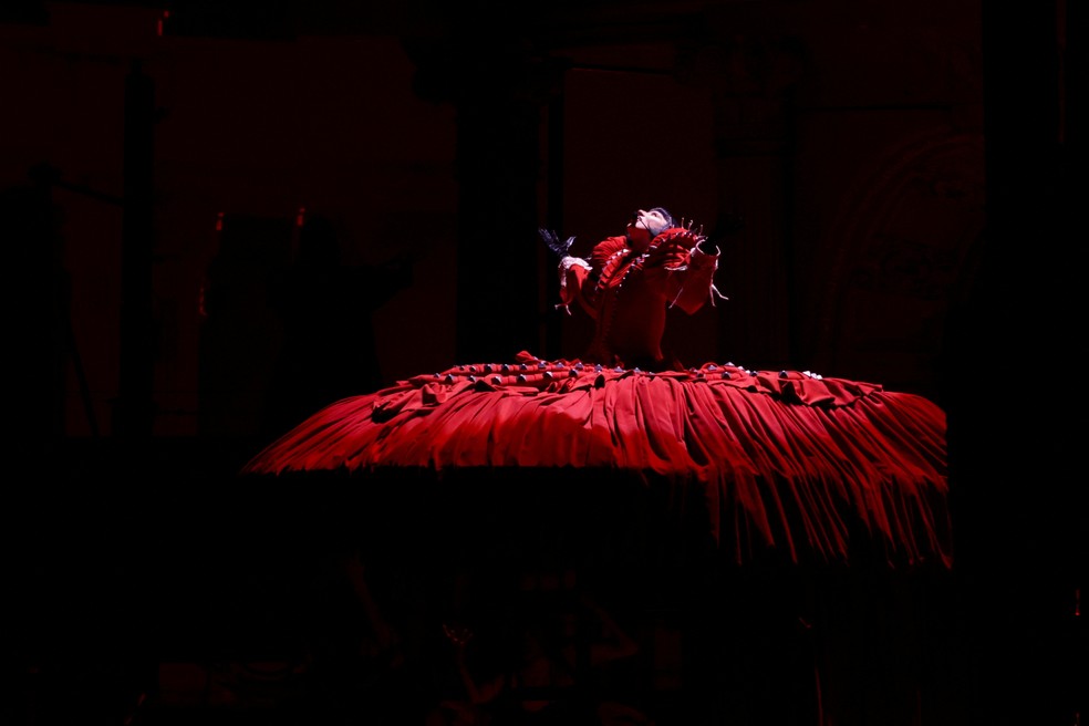 Lady Gaga faz show histórico na Praia de Copacabana, no Rio de Janeiro — Foto: REUTERS/Ricardo Moraes