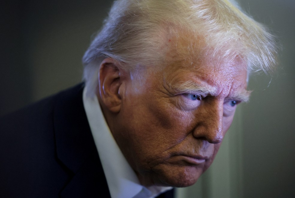 O presidente dos Estados Unidos, Donald Trump, em 25 de janeiro de 2025 — Foto: REUTERS/Leah Millis