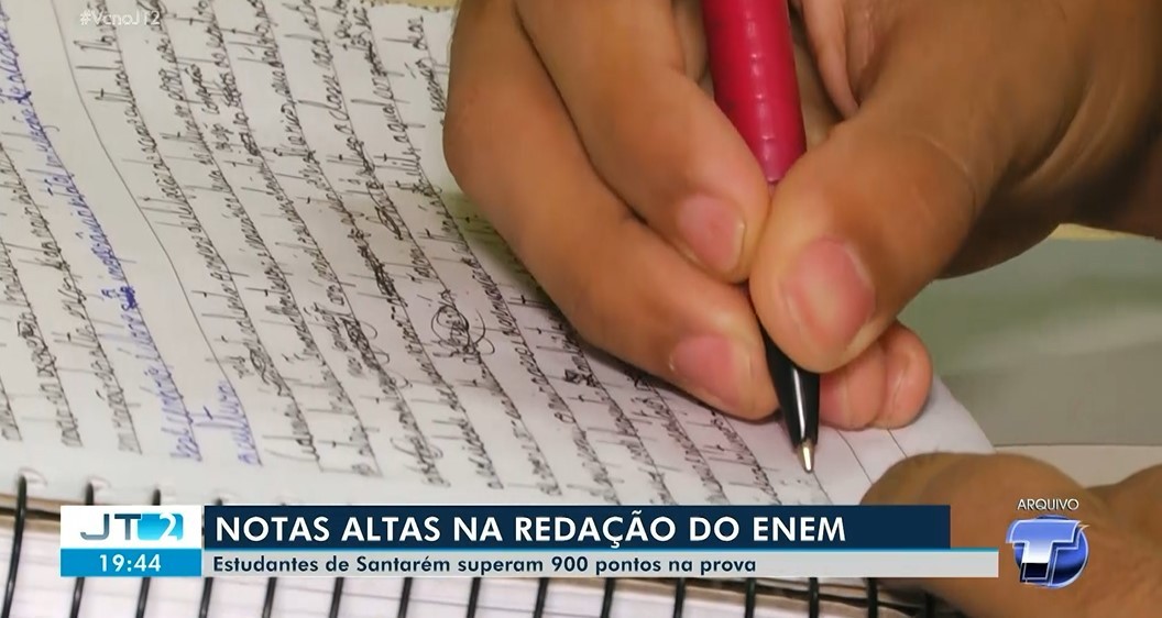 Notas acima de 900 na redação do Enem destacam estudantes de Santarém